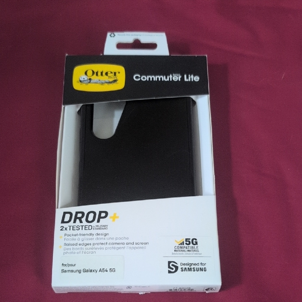 OtterBox Commuter Lite Black Case for Samsung Galaxy A54 5G